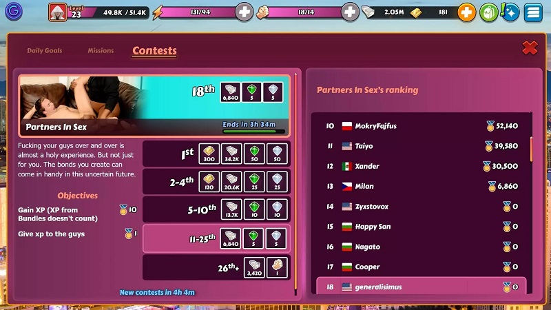 Gay Pornstar Harem game screenshot 4